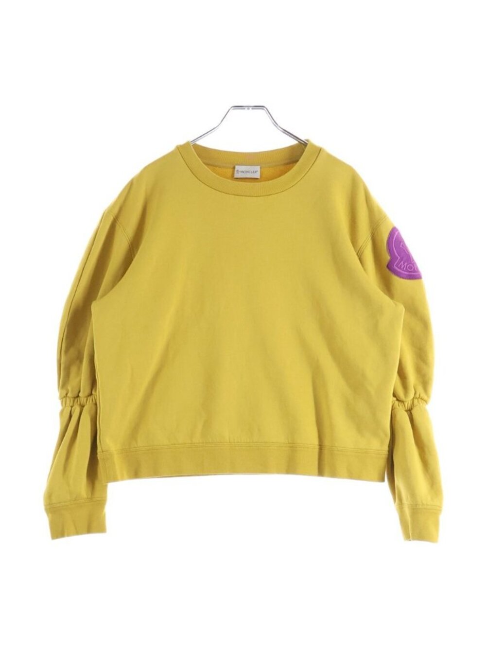 Moncler Maglia Girocollo Sweatshirt Yellow